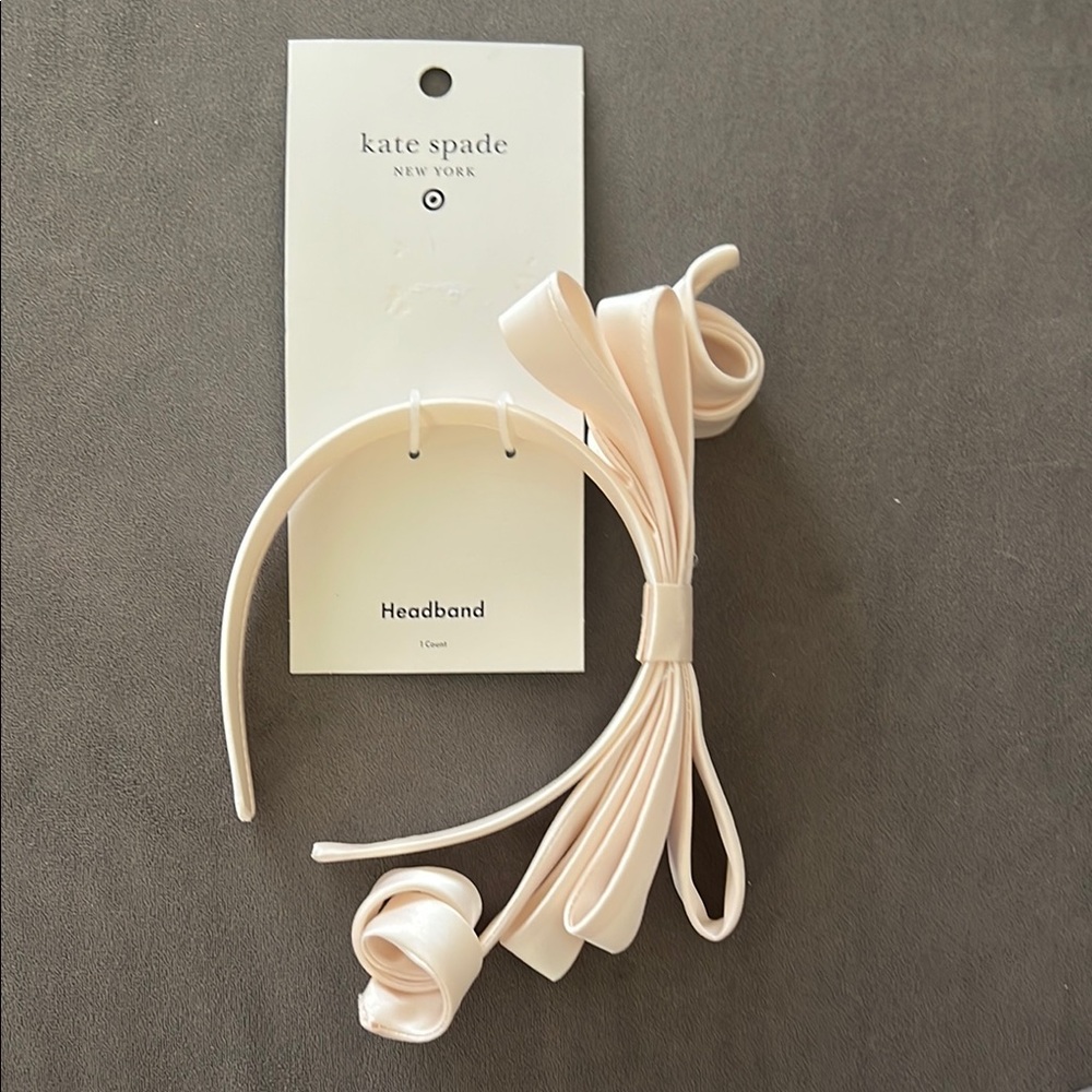 Kate Spade Ivory Bow Headband
